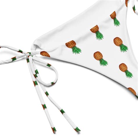 Swingers String Bikini Bottom Upside Down Pineapple Swimwear Etsy