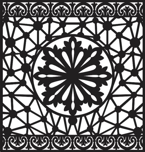 cnc jali design vector Jali Patterns Free DXF Files Download | Free Vector