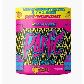 PANIC PRE WORKOUT 300G ADAPTOGEN SCIENCE Shopee Brasil