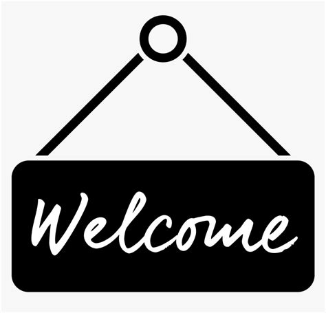 Welcome - Sign, HD Png Download - kindpng