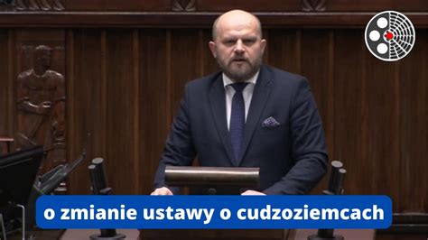 Jarosław Szajner o zmianie ustawy o cudzoziemcach YouTube