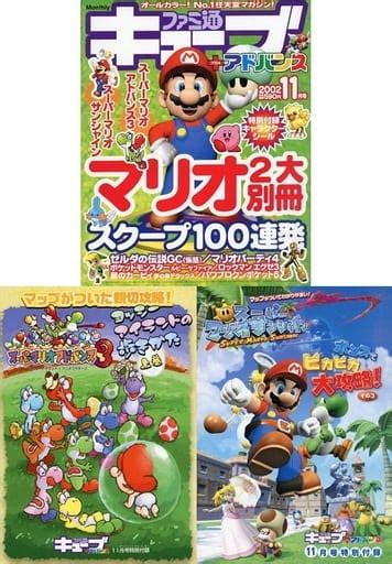 駿河屋 付録付ファミ通キューブ＋アドバンス 2002年11月号（ゲーム雑誌その他）