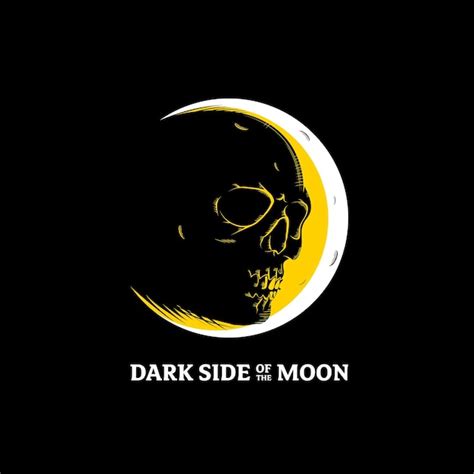 Premium Vector Dark Side Of The Moon