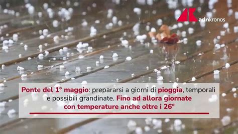 Meteo Italia Primo Maggio Con Piogge E Temporali Video Dailymotion