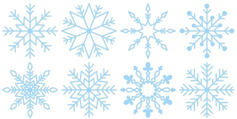 Premium Vector | Snowflakes collection.beautiful snowflakes set for ...