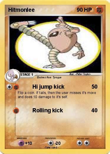 Pokémon Hitmonlee 106 106 - Hi jump kick - My Pokemon Card