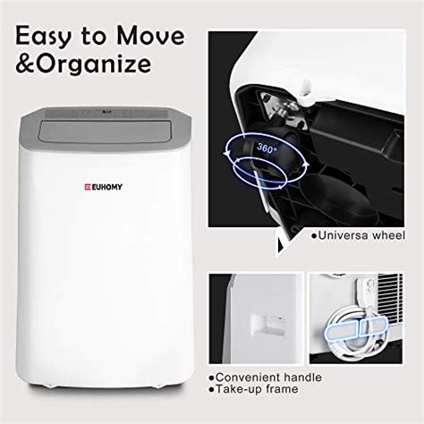 EUHOMY 10 000 BTU Portable Air Conditioner Multifunctional Floor AC