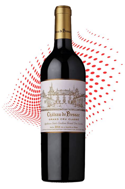 Ch Teau De Pressac Vin Rouge Saint Milion Grand Cru