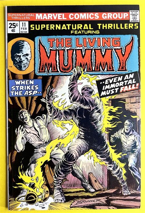 Supernatural Thrillers 11 LIVING MUMMY 1975 Comic Books Bronze