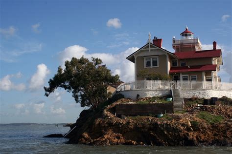 East Brother Light Station Historical Lighthouse On A Mini Private Island