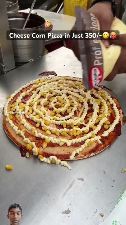 Cheese Corn Pizza In Just 350 😋🥵🍕🍕 Shorts Pizza Ytshorts Making