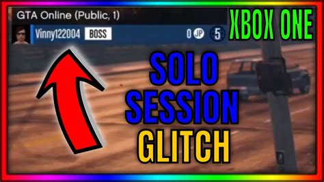 GTA ONLINE How To Get In A Solo Public Session Glitch On Xbox One