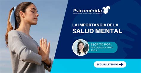 La Importancia De La Salud Mental Psicomérida