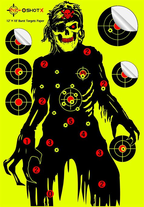 Buy Shooting Splatter Targets 12 X18 Inch Reactive Self Adhesive