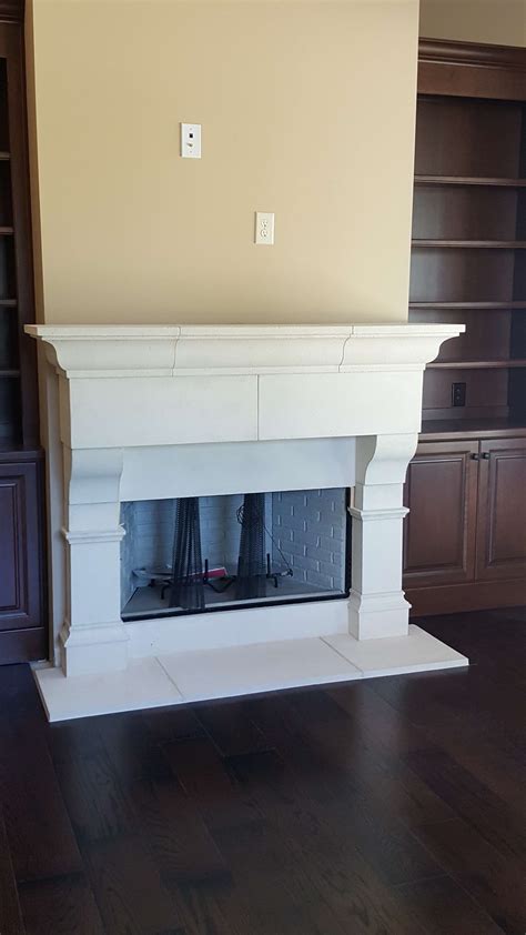 Modern Cast Stone Fireplaces Surround - Astone Artisan