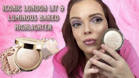 Omg Iconic London Lit Luminous Baked Highlighter Youtube