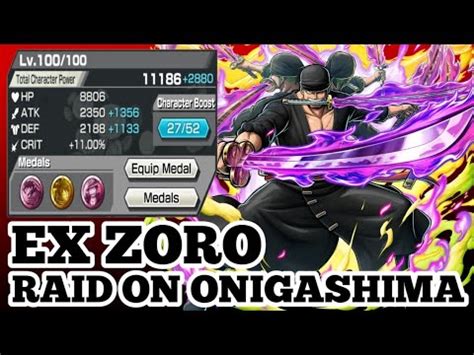 Ex Zoro Raid On Onigashima Gameplay Youtube