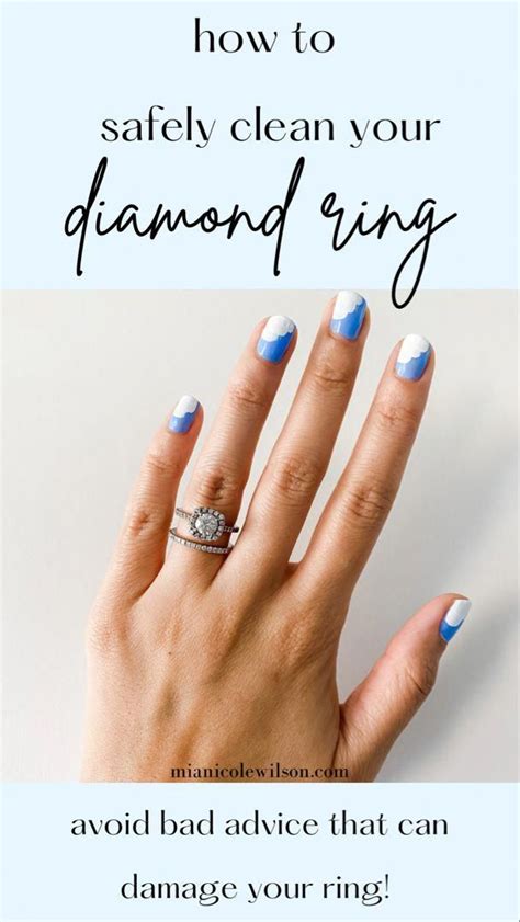 How To Clean Diamond Ring At Home Easiest Way Hello Mia Wilson In