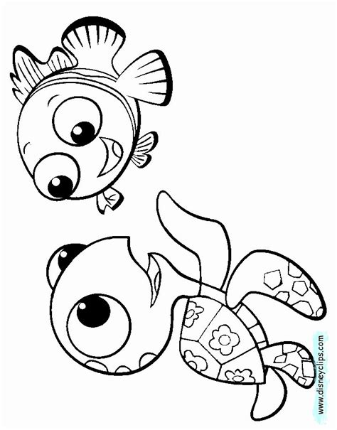 Printable Finding Nemo Coloring Pages