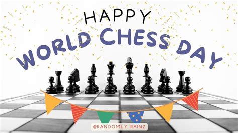 World Chess Day 2023 July 20lets Celebrate Play Together To Make