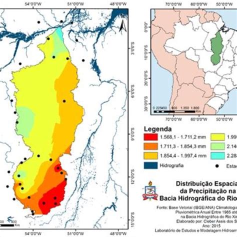 Média Mensal Acumulada Da Precipitação Pluviométrica Download Scientific Diagram