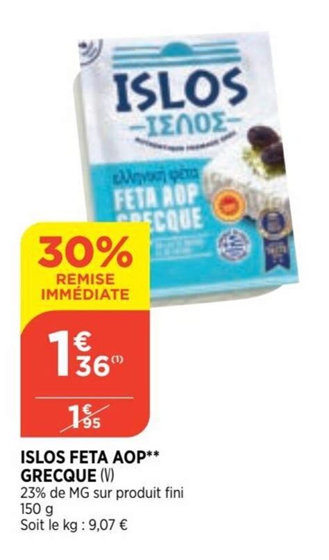 Promo Islos Feta Aop Grecque Chez Bi