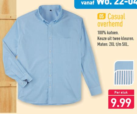 Overhemd Folder Aanbieding Bij Aldi Details