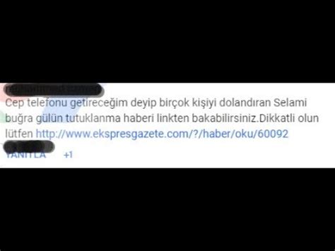 DOLANDIRICI Buğra Selami Gül YouTube