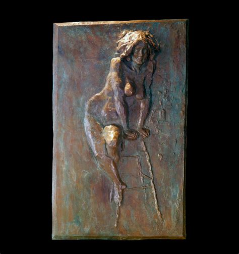 La Musa Andrew Devries Figurative Bronze Sculpture Paintings