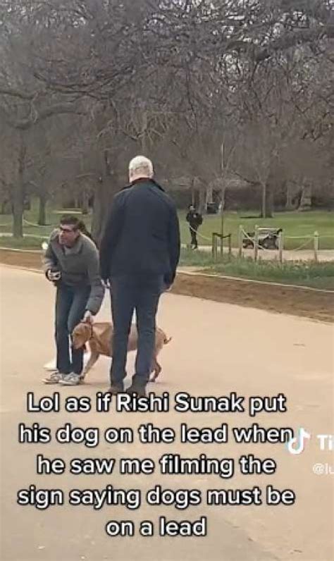 Rishi Sunak Lascia Il Cane Libero A Hyde Park 6 Dago Fotogallery