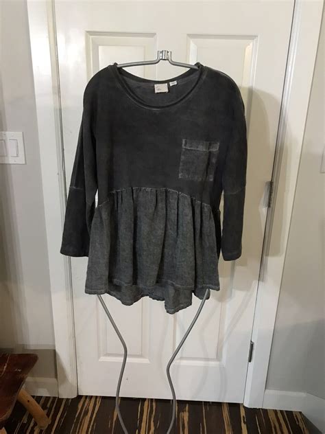 Anthropologie Postage Stamp Shirt Gem
