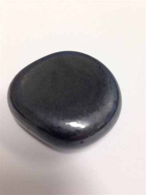 Large Hematite Magnetic Hematite Palm Stone Healing Stone