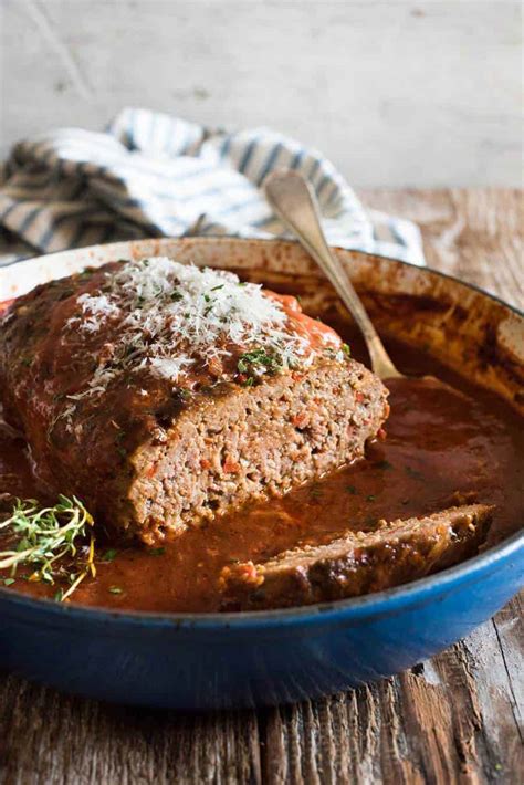 Italian Meatloaf with Marinara Sauce | RecipeTin Eats