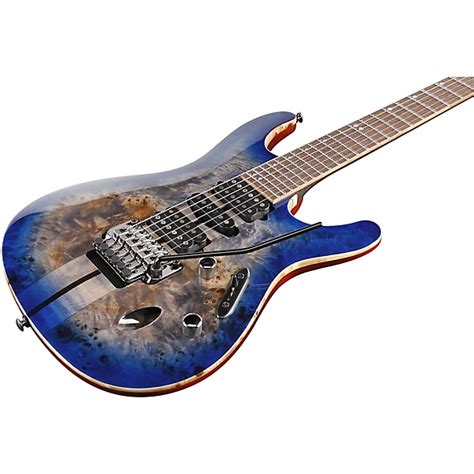 Ibanez S Pbz S Premium Electric Guitar Cerulean Blue Burst Guitar