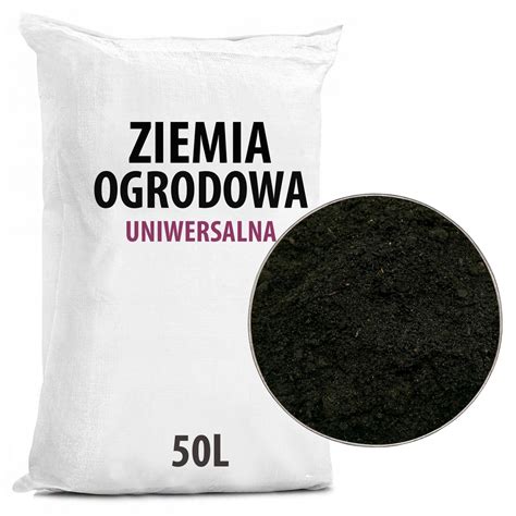 Żyzna ZIEMIA OGRODOWA Uniwersalna Torf 50L 11984596326 oficjalne