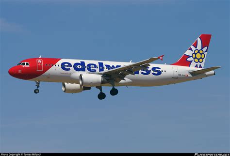 HB IJV Edelweiss Air Airbus A320 214 Photo By Tomas Milosch ID 829023