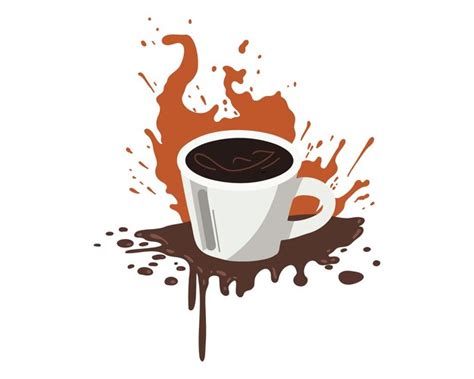 Premium Vector Art Cup Of Coffee Vector Illustration