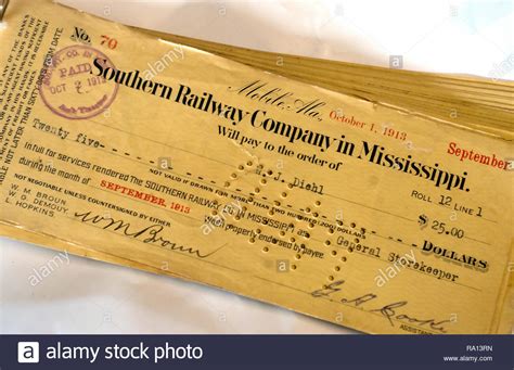 Pay Stub Usa Hi Res Stock Photography And Images Alamy