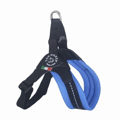 Harnais pour chien Tre Ponti Penny Confort et réglable Bleu marine