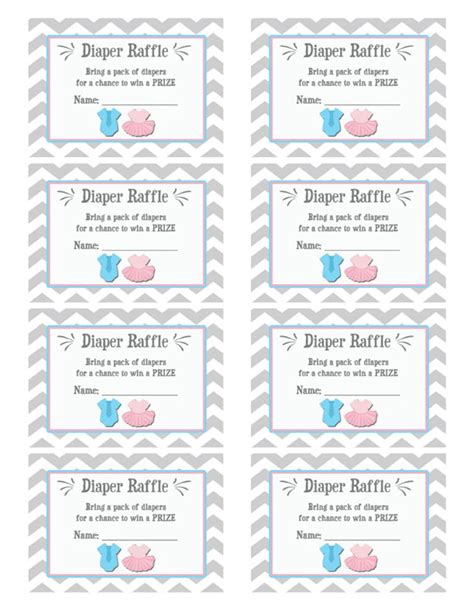 Diaper Raffle Printable