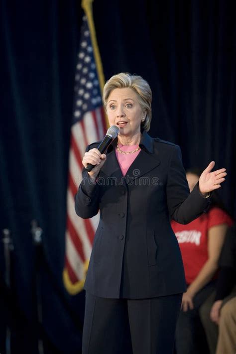 Hillary Clinton Rally Editorial Image Image Of 2008 18529365