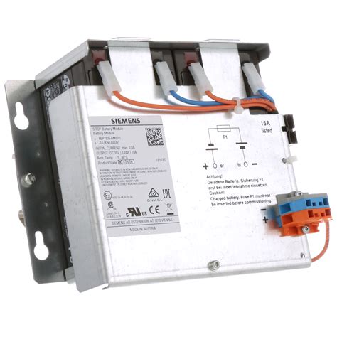 Siemens 6ep19356md11 Sitop Battery Module For Dc Ups 24v32ah Dc