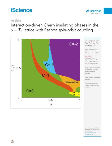 PDF Interaction driven Chern insulating phases in the α T lattice