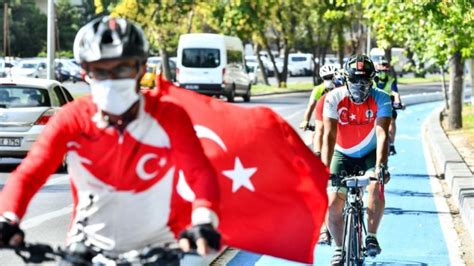 Ankara Da Ataya Sayg Bisiklet Turu