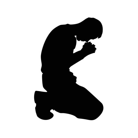 Humility God Kneeling Prayer Graphics Svg Dxf Eps Png Cdr Ai Etsy