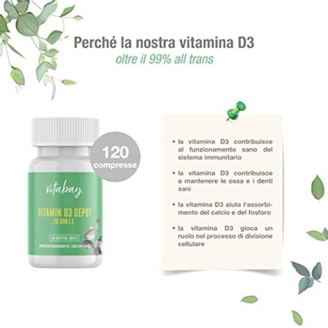 Vitabay Vitamin D Depot I E Vegane Hochdosierte Tabletten