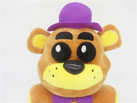 Golden Freddy Purple Hat - 5 Nights Plush - Shadow Nightmare Phantom ...