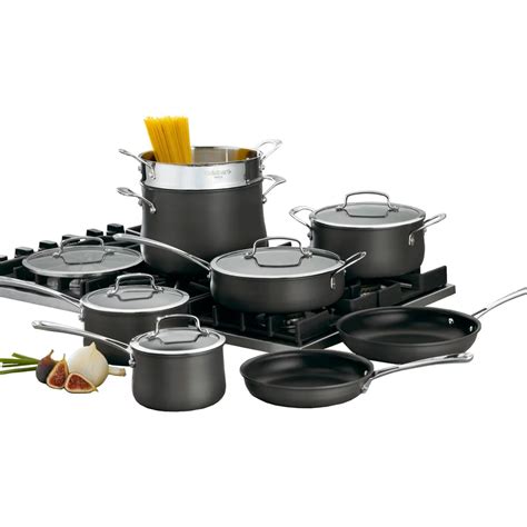 Cuisinart Contour Hard Anodized 13 Pc Cookware Set Cookware