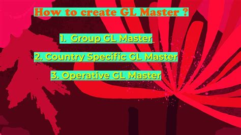 Gl Master Creation Fs00 Fs01 Fsp0 Fss0 Youtube