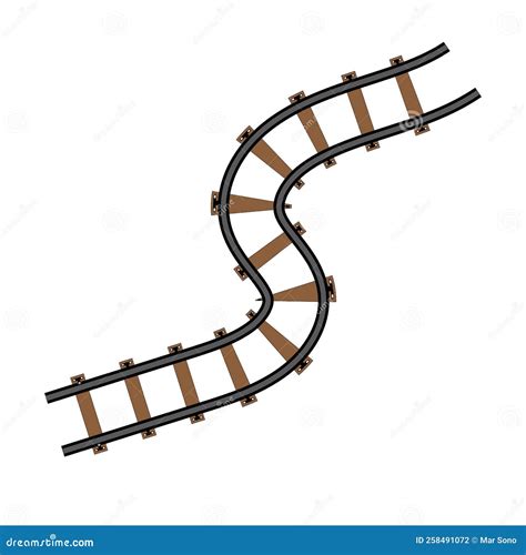 Railway Vector Illustration Eps Stock Vector Illustration Of Vehicle